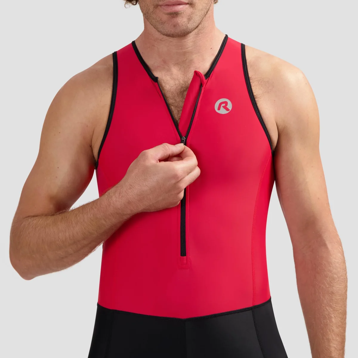 Florida Triathlon Pak Zonder Mouw - Zwart/Rood - Afbeelding 9