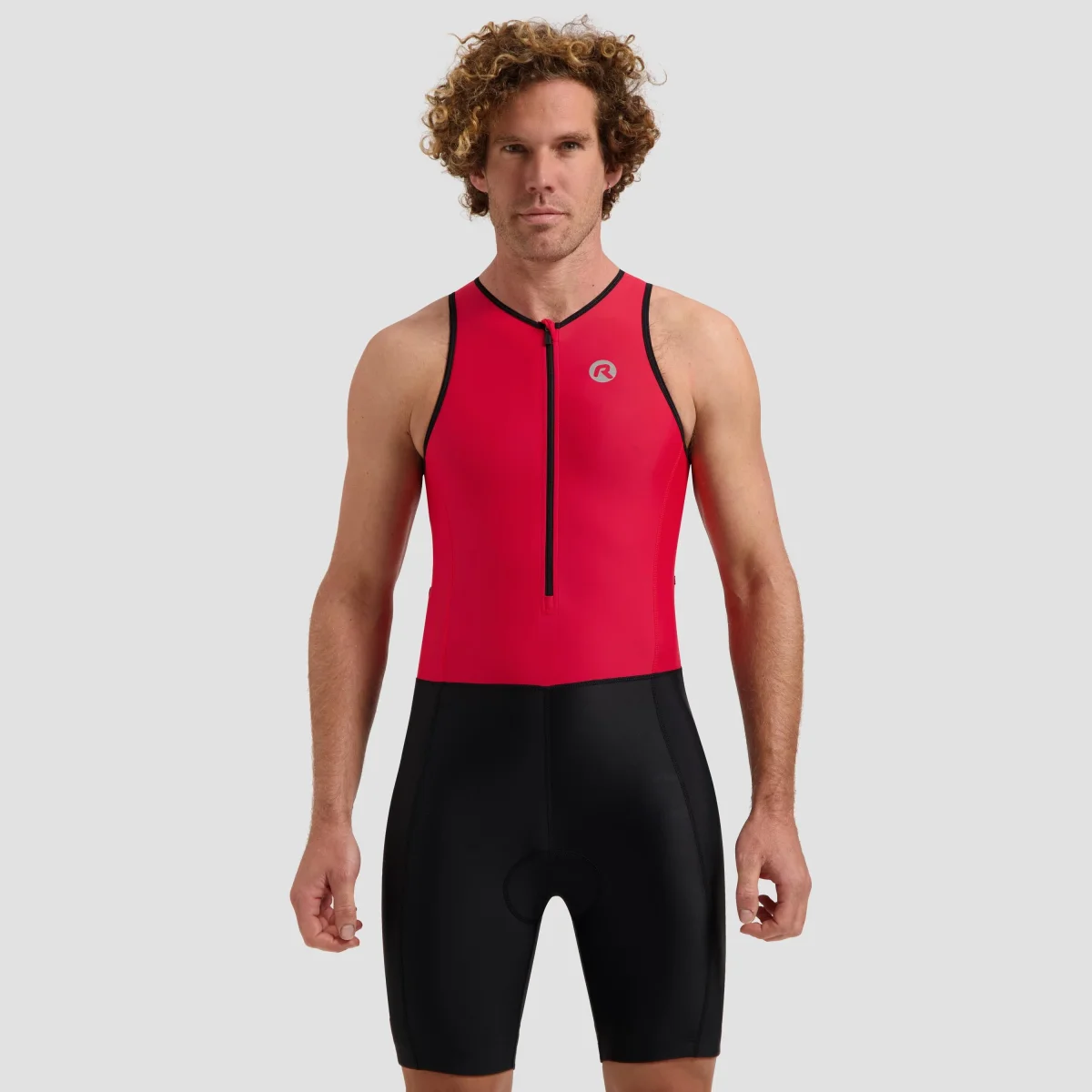 Florida Triathlon Pak Zonder Mouw - Zwart/Rood - Afbeelding 4