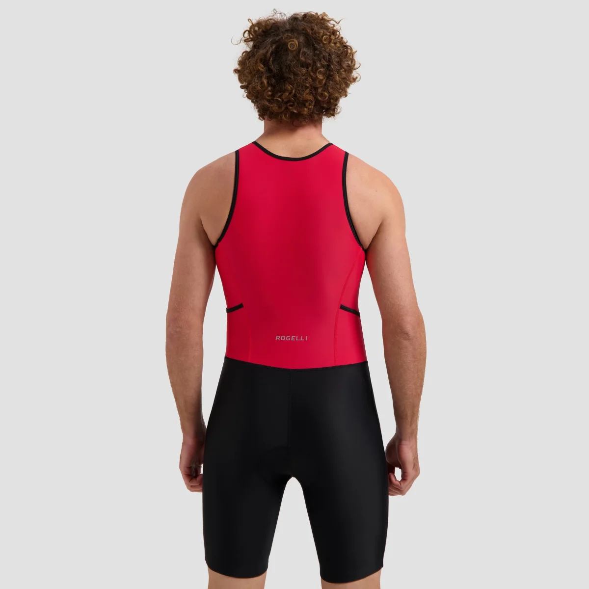 Florida Triathlon Pak Zonder Mouw - Zwart/Rood - Afbeelding 7