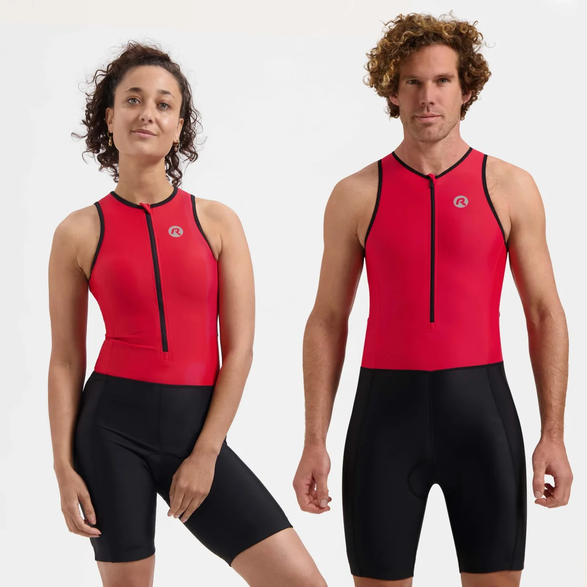 Florida Triathlon Pak Zonder Mouw - Zwart/Rood - Afbeelding 3