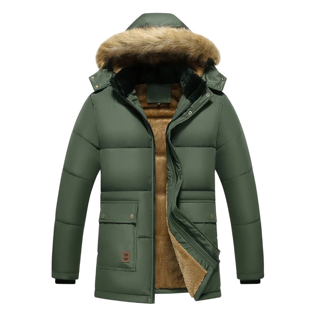 Heren Winterjas – Gevoerd – Winddicht & Waterdicht - Afbeelding 2