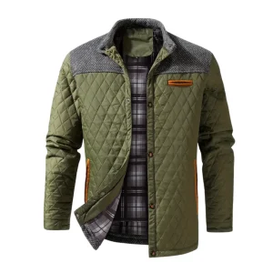 Gewatteerde Herenjas  – Warm & Comfortabel