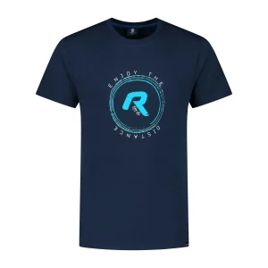 Enjoy Life Graphic T-Shirt Heren - Donkerblauw