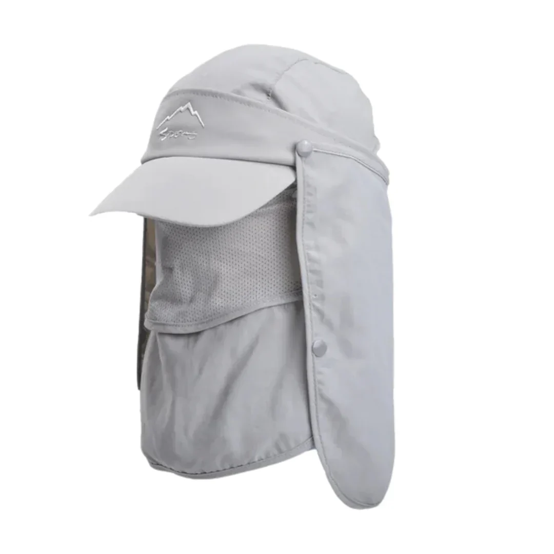 Lucien – Unisex 3-in-1 UV-vissershoed met nek- en gezichtsbedekking - Afbeelding 5