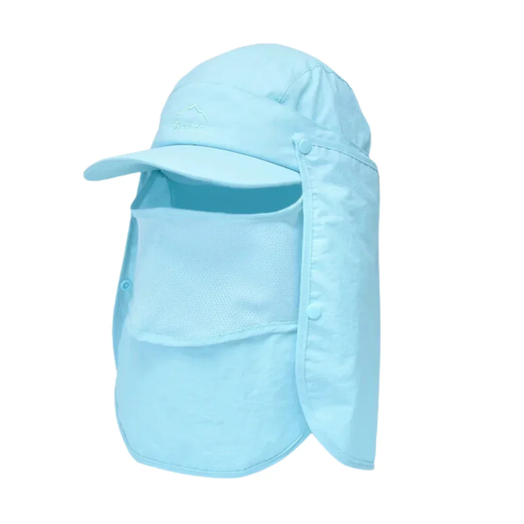 Lucien – Unisex 3-in-1 UV-vissershoed met nek- en gezichtsbedekking - Afbeelding 7