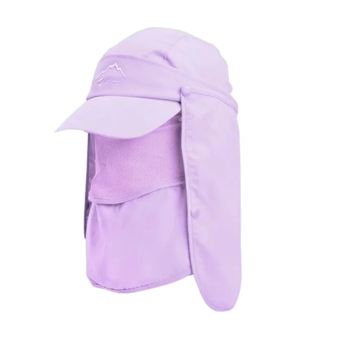 Lucien – Unisex 3-in-1 UV-vissershoed met nek- en gezichtsbedekking - Afbeelding 9