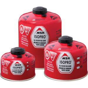 MSR ISOPRO Gas cartridge, gasbus 110g, 227g, 450g 4+1 gratis