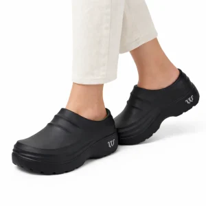 Dames Instap Clogs – Brede Voet – Dempend Voetbed