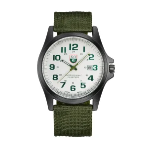 Heren Militair Horloge – Quartz – Nylon Band & Sportief Design