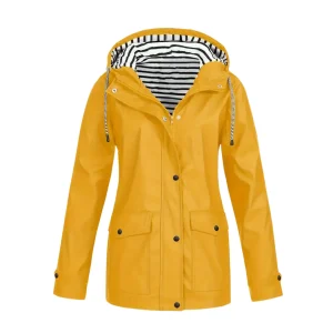 Dames Winddicht & Waterdicht Jack – Met Capuchon & Klepzakken
