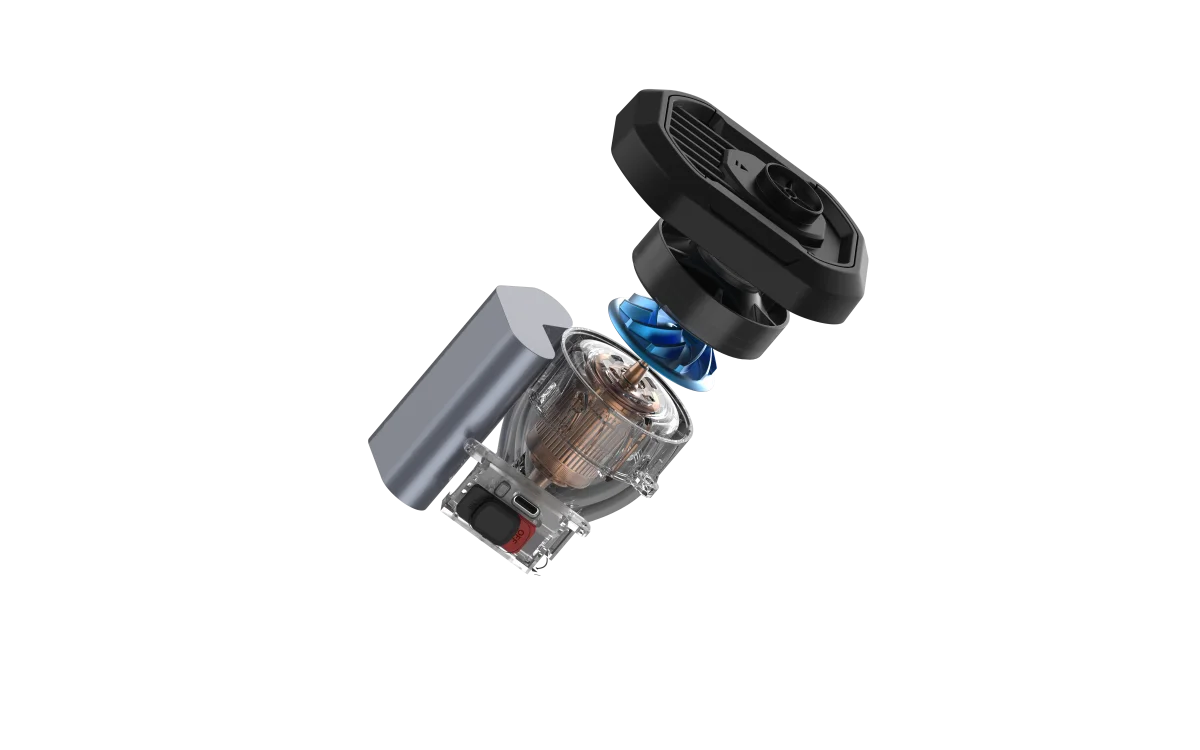 EVO PUMP 3 β Krachtige 1000L/Min Draagbare & Oplaadbare Luchtpomp Oranje - Afbeelding 4