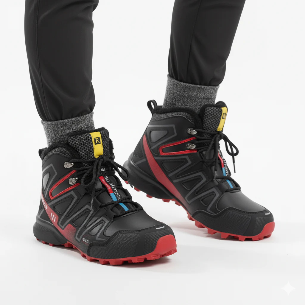 Heren Winter Outdoor wandelschoenen – Waterdicht & Warm Gevoerd