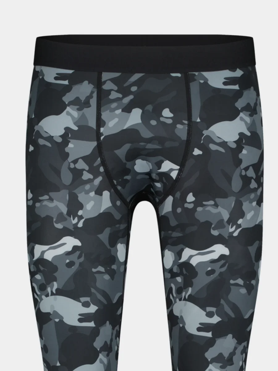 Men Thermo Pant Camo | Black - Afbeelding 8