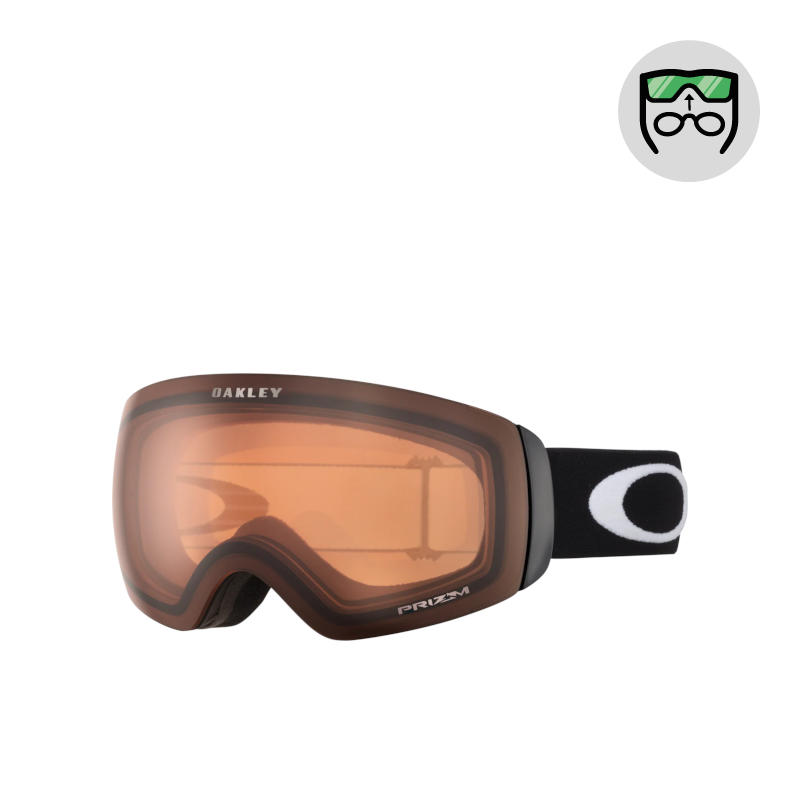 Oakley FLIGHT DECK M MATTE BLACK Prizm Snow Persimmon - Afbeelding 3