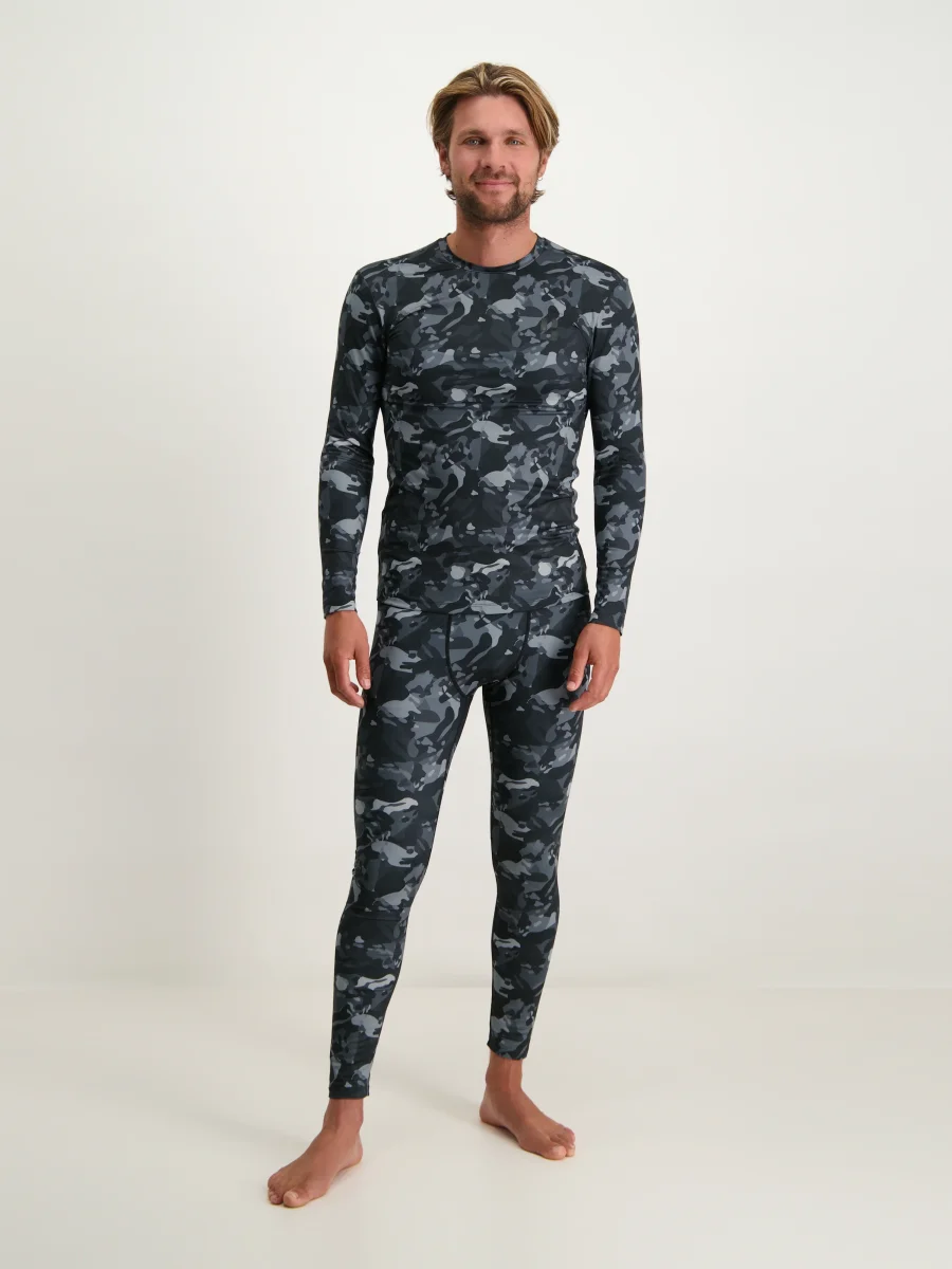Men Thermo Pant Camo | Black - Afbeelding 4