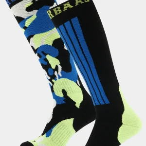 Camo Ski Socks 2-pack | Blue Multi