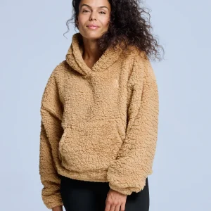 Four Seasons Fluffy Hoody Women | Warm Sand