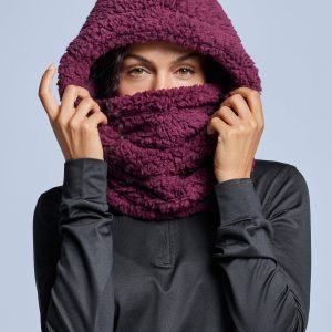 Fluffy Balaclava | Bordeaux