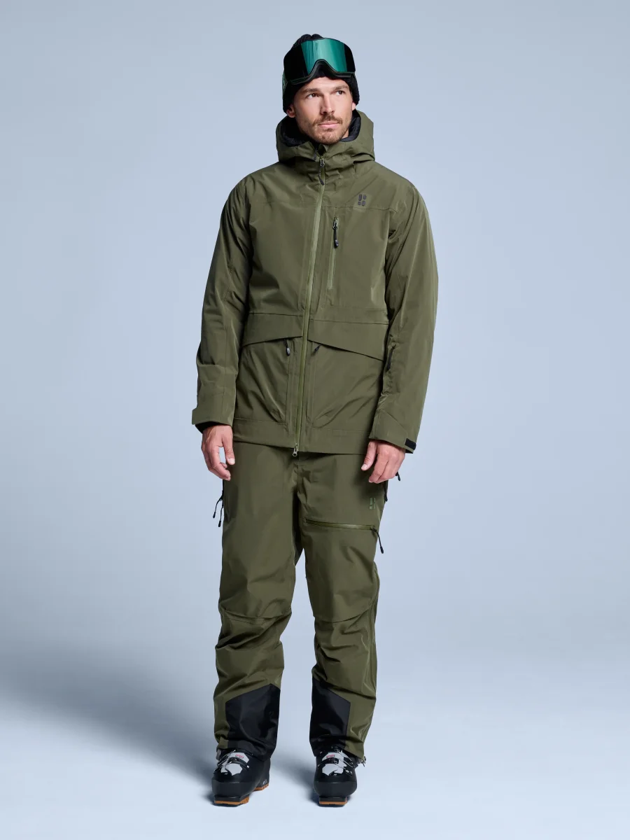 Freeride 3L Shell Pant Men | Olive Green - Afbeelding 5