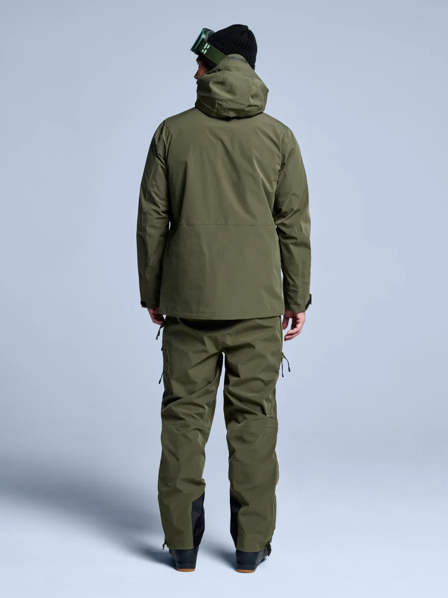 Freeride 3L Shell Pant Men | Olive Green - Afbeelding 6