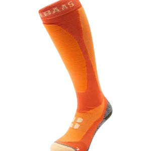Bamboo Freeride Ski Socks | Orange