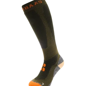 Bamboo Freeride Ski Socks | Olive Green