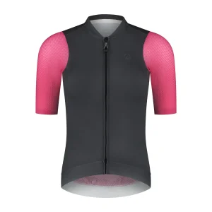 Fast Fietsshirt Dames - Zwart/Roze/Koraal