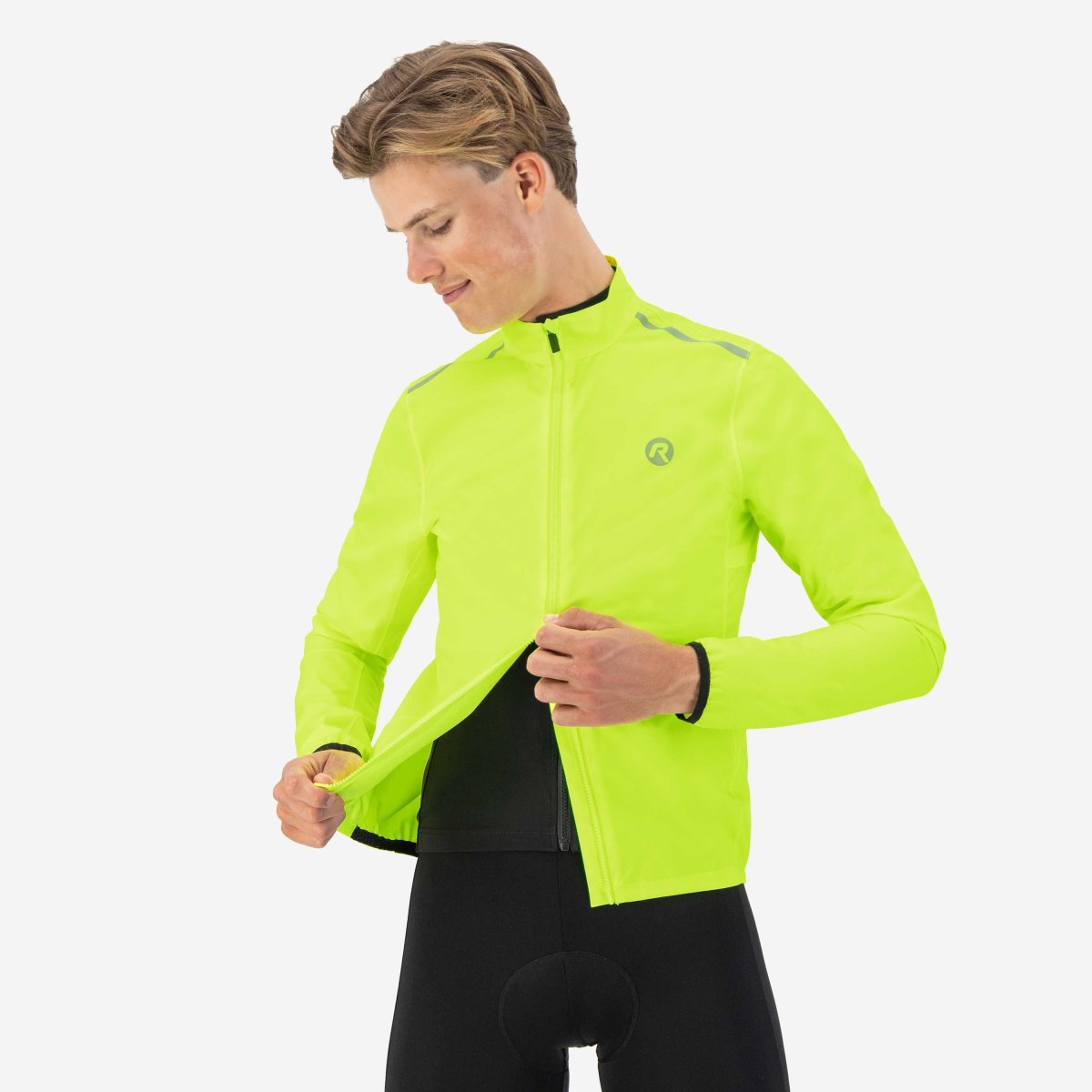 Distance Regenjack Heren - Neon Geel - Afbeelding 6