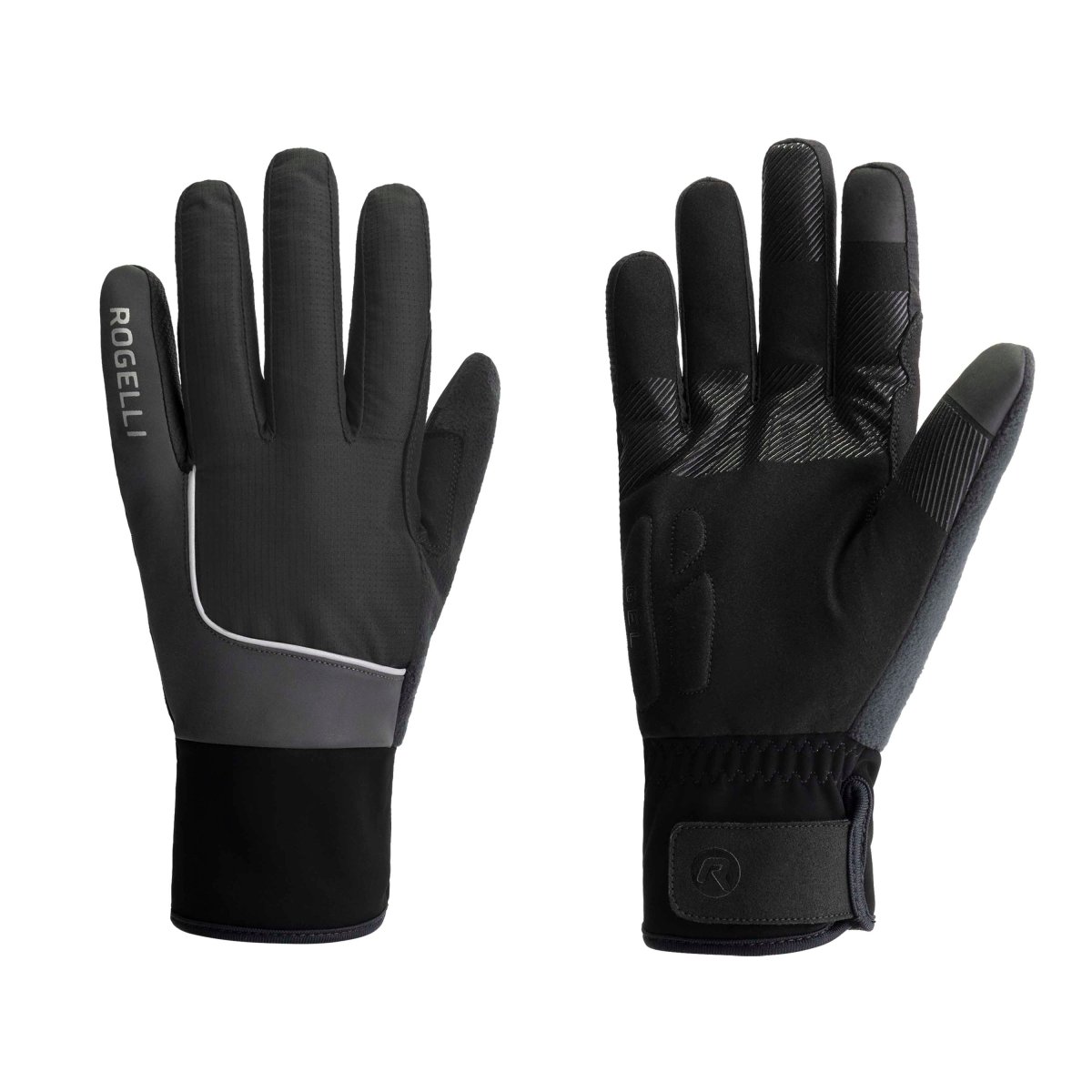 Essential HI VIS Winter Fietshandschoenen Heren - Zwart