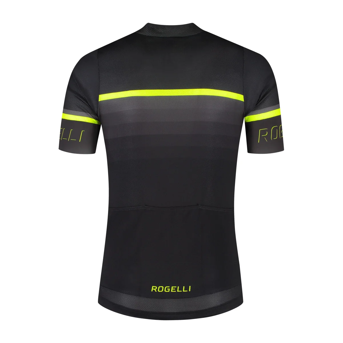 Hero II Fietsshirt Heren - Zwart/Grijs/Neon Geel - Afbeelding 4