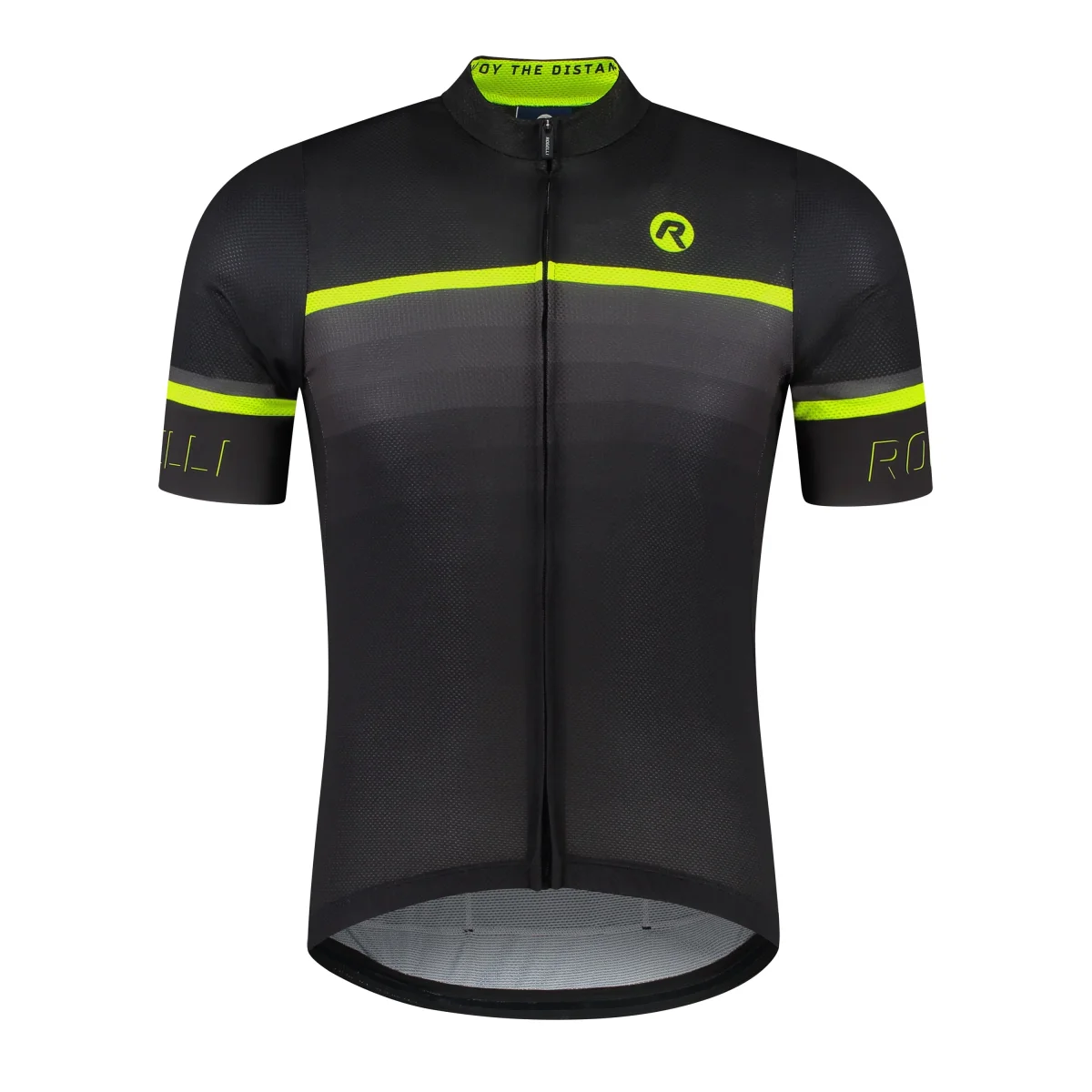 Hero II Fietsshirt Heren - Zwart/Grijs/Neon Geel - Afbeelding 2