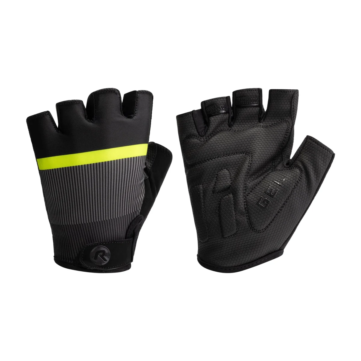 Hero II Fietshandschoenen Heren - Zwart/Grijs/Neon Geel - Afbeelding 2