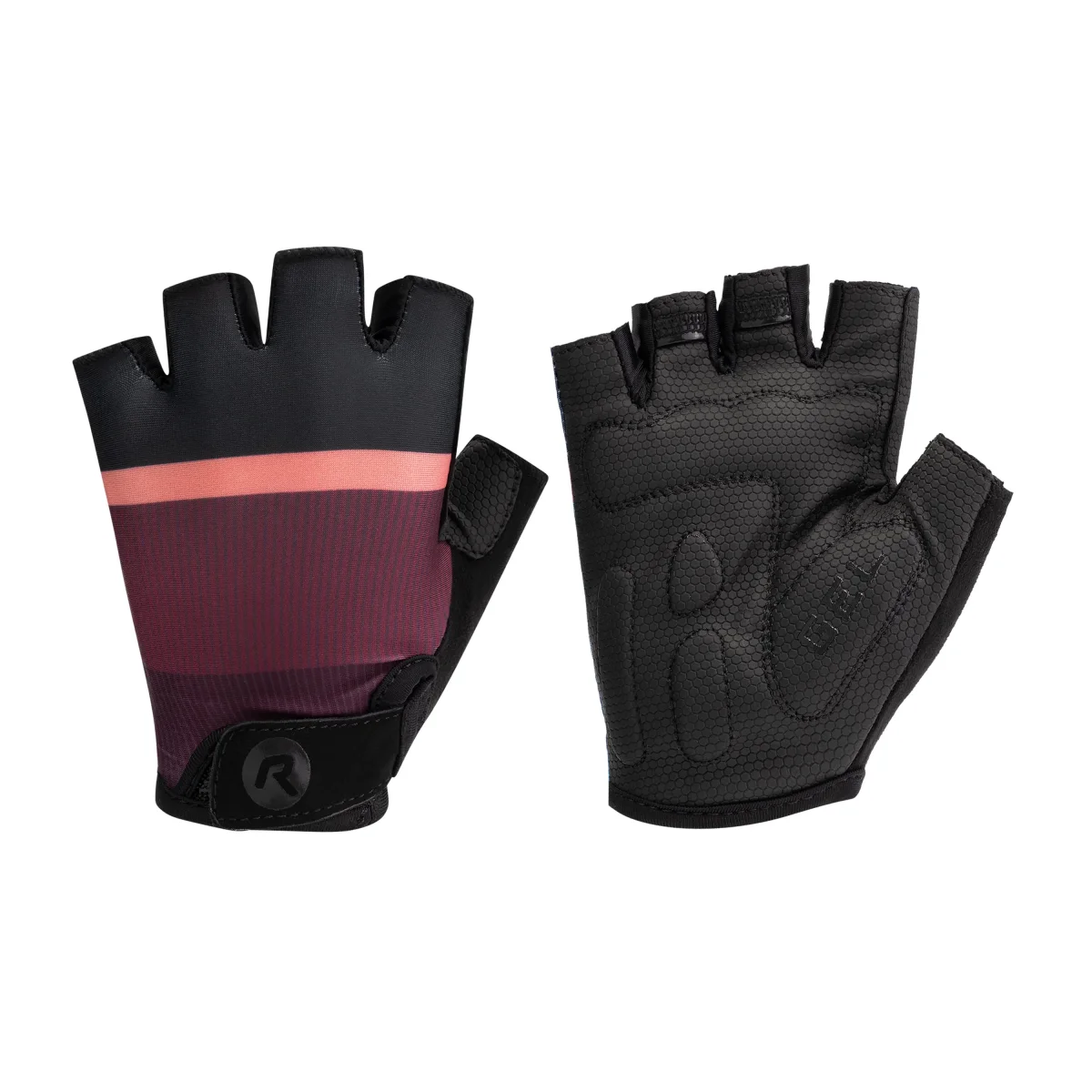 Impress II Fietshandschoenen Dames - Bordeaux/Koraal - Afbeelding 2