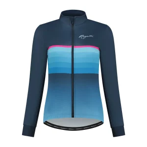Impress II Winter Fietsjack Dames - Blauw/Roze