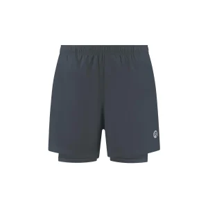 Essential 2-in-1 Hardloopshort Heren - Grijs