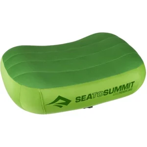 Sea to Summit Aeros Premium | Opblaasbaar Hoofdkussen | Groot Lime
