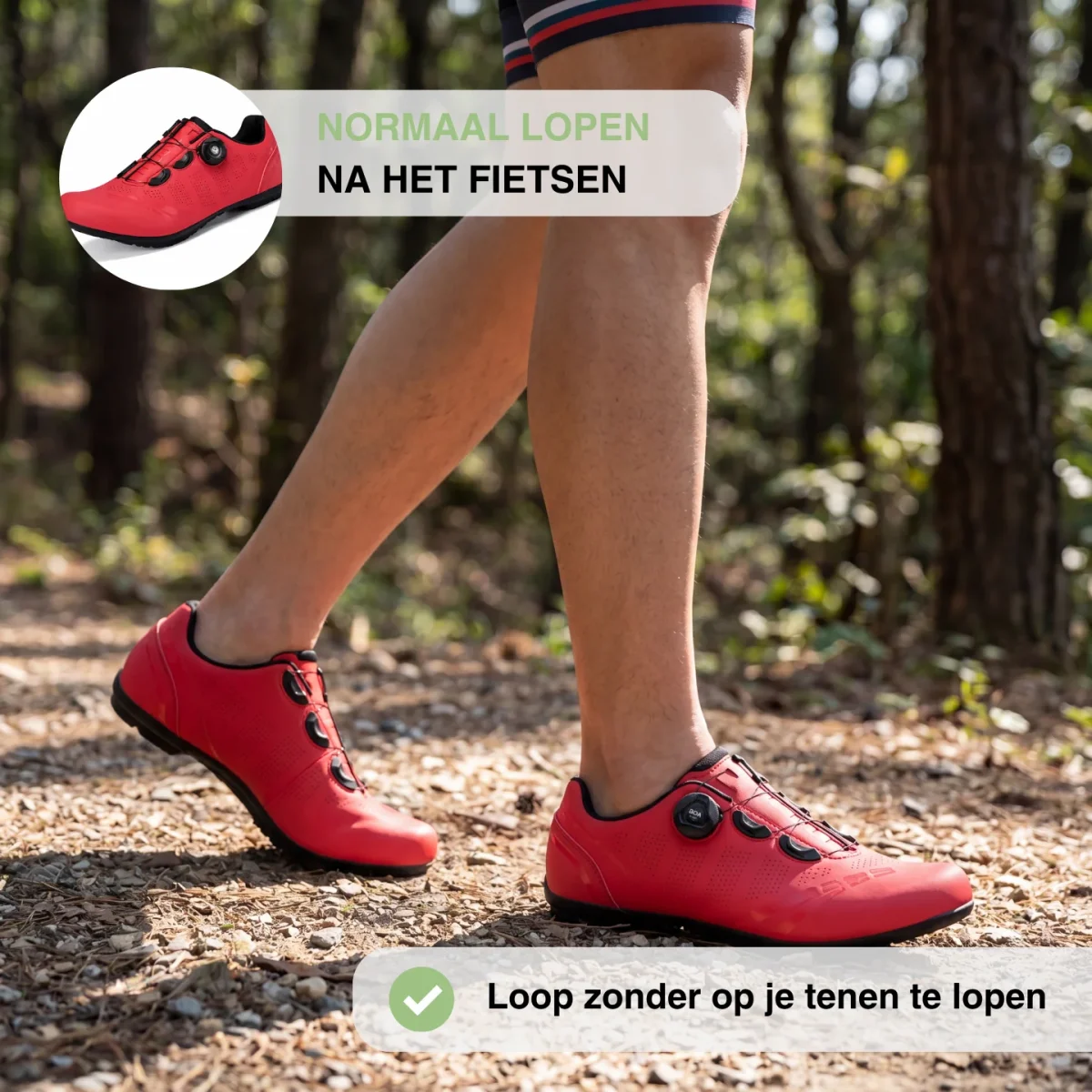 Fietsschoenen - BOA Sluiting Ademend - MTB / Wielrennen - Afbeelding 5