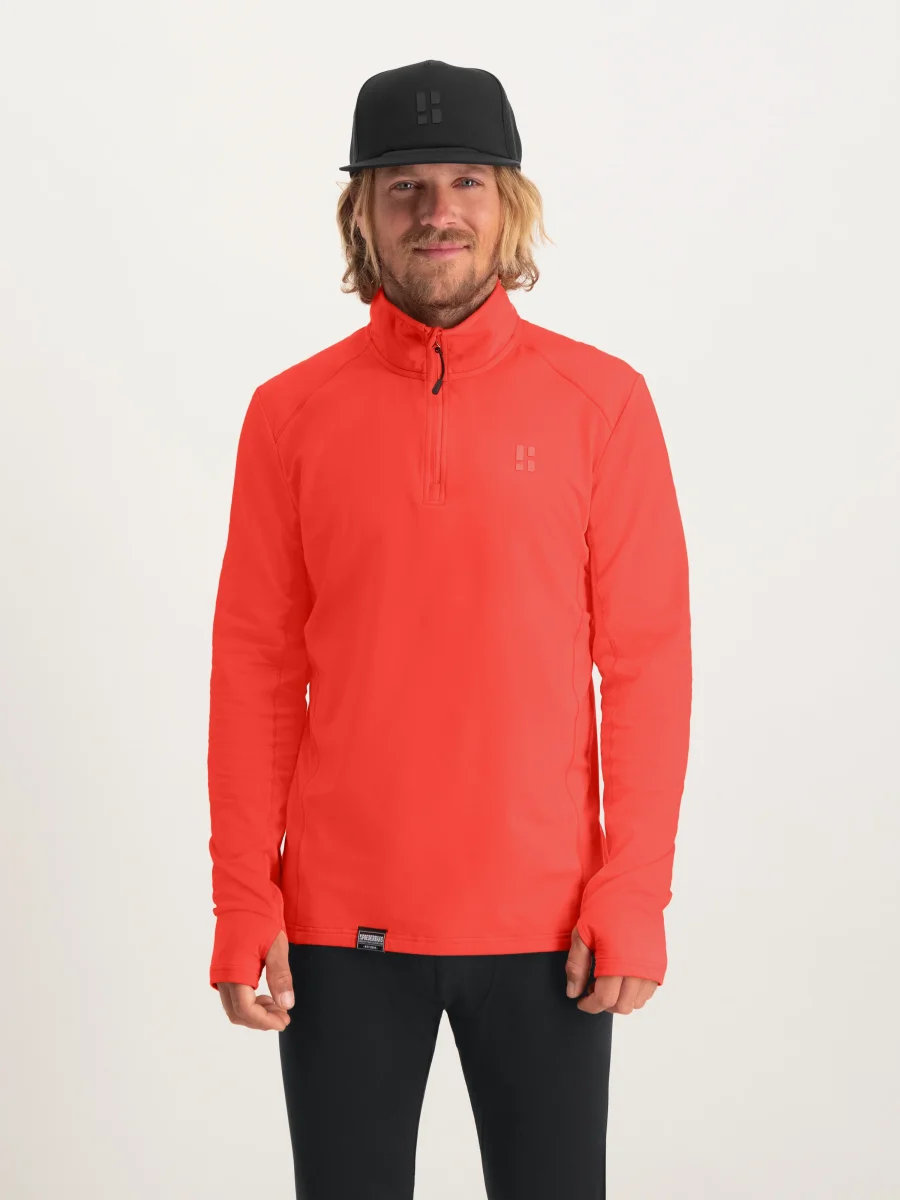 Four Seasons Lightweight Pully Men | Mandarin red - Afbeelding 2