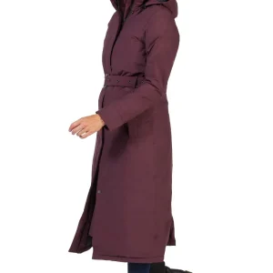 Happy Rainy Days Extra Lange Regenjas Gewatteerd Toronto Burgandy Rood