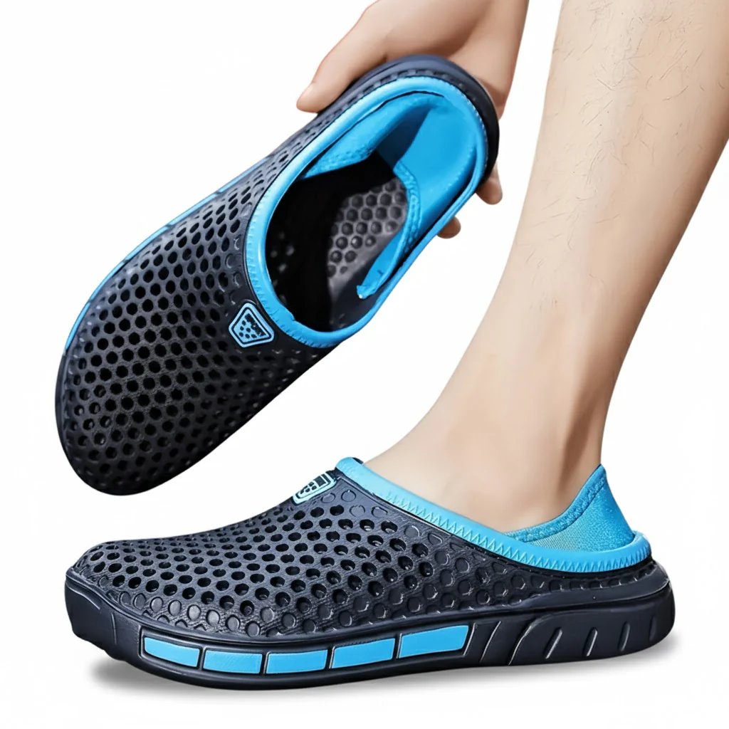 Heren Instappers Sandalen – Ademend – Verstelbare Hielband - Afbeelding 6